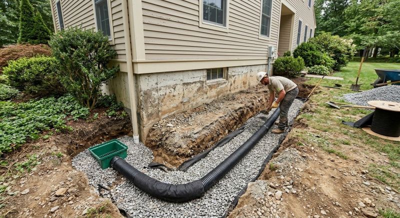 Curtain Drain Installation in Birmingham, AL