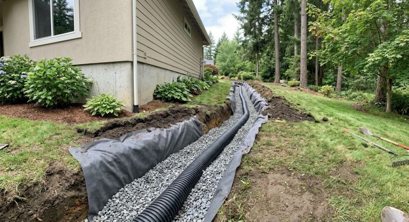Curtain Drain Installation in Tuscaloosa, AL