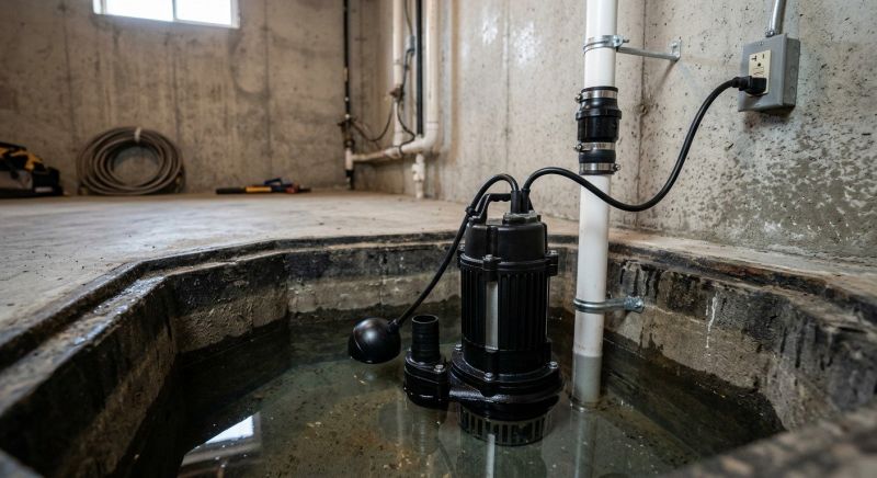 Drainage Pump Installation in West Des Moines, IA