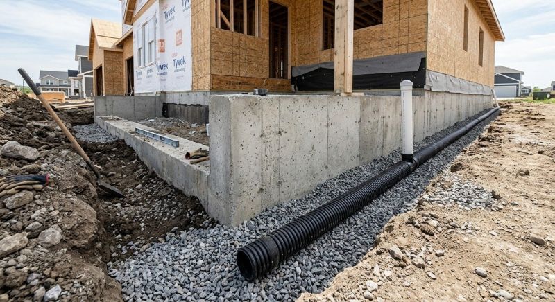 Foundation Drain Installation in Birmingham, AL