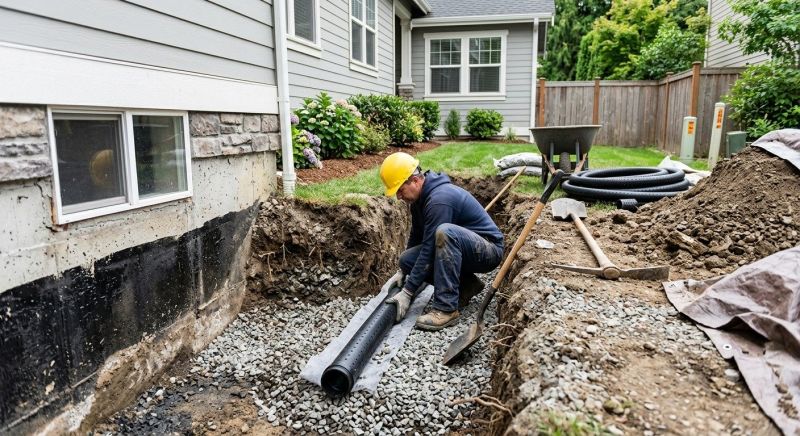 Foundation Drain Repair in Tuscaloosa, AL