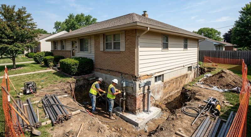 Foundation Underpinning in Columbus, OH
