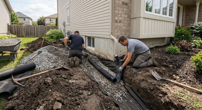 French Ditch Installation in Tuscaloosa, AL