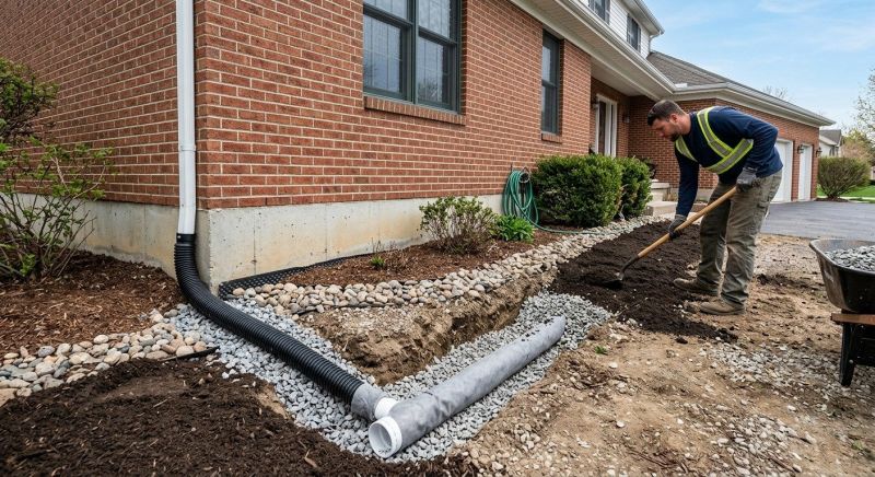 French Drain Replacement in Tuscaloosa, AL