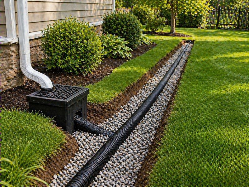 Garden Drainage Installation in Tuscaloosa, AL