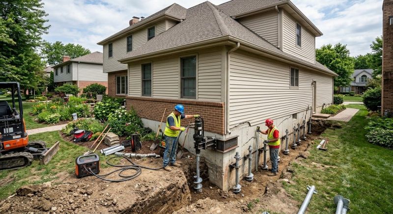 Helical Piers Installation in Tampa, FL