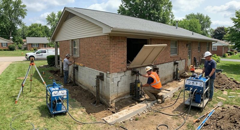 House Foundation Leveling in Columbus, OH