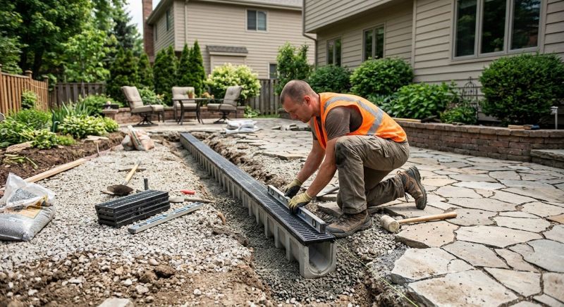 Landscaping Drainage Installation in Birmingham, AL