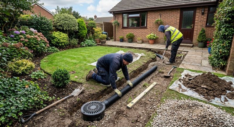 Landscaping Drainage Installation in Birmingham, AL