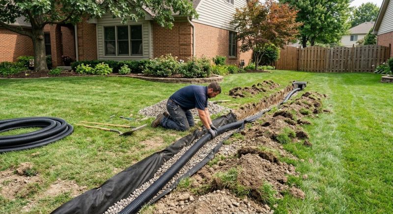 Muddy Yard Drainage in Tuscaloosa, AL