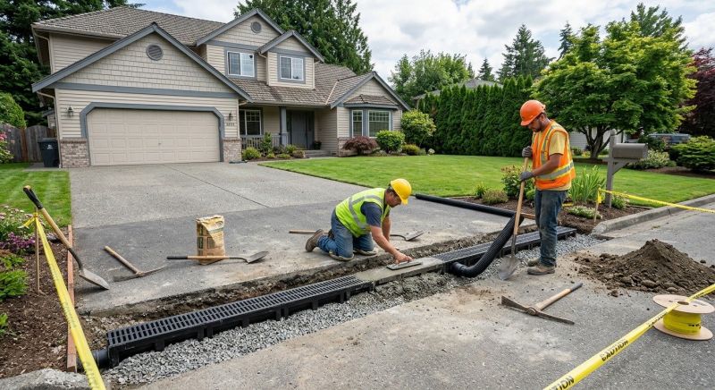Rainwater Drain Installation in Birmingham, AL