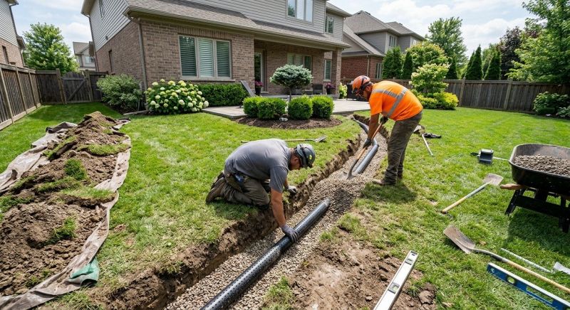 Rainwater Drain Installation in Birmingham, AL