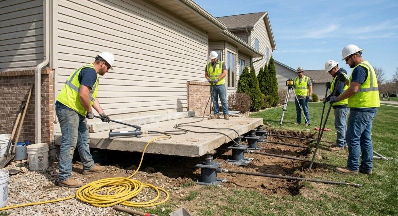 Sinking Foundation Lifting in Tampa, FL