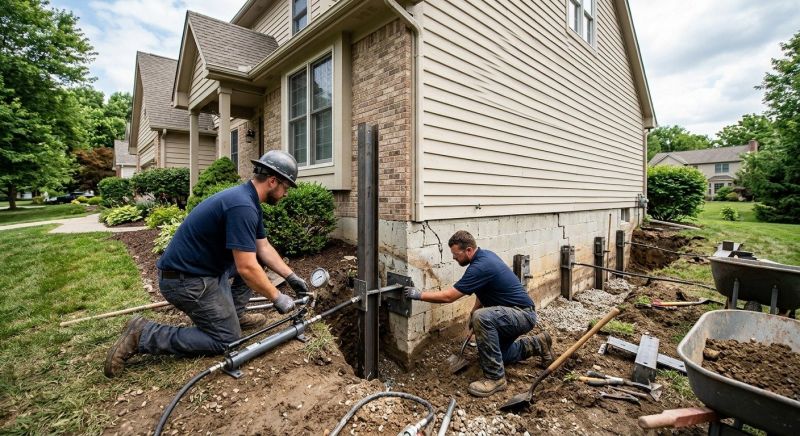 Sinking Foundation Repair in Tampa, FL