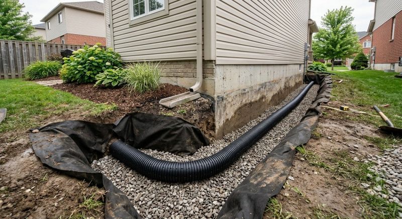 Underground Drain Installation in Birmingham, AL