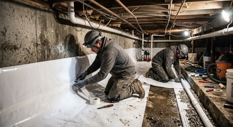 Wet Basement Solutions in Columbus, OH
