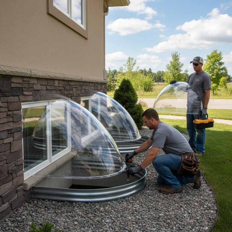 Window Well Cover Installation in Kansas City, KS