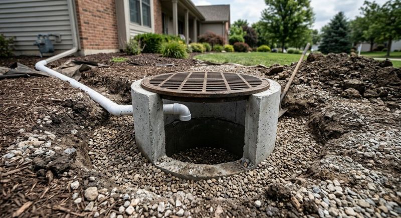 Yard Dry Well Installation in Tuscaloosa, AL